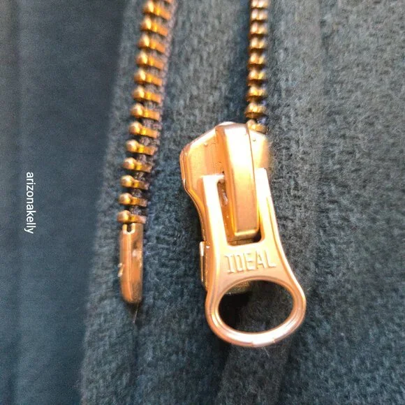 J. Crew Lodge Coat Italian Stadium Wool GREEN Size 0 Nello Gori Retail $350 - Picture 10 of 16